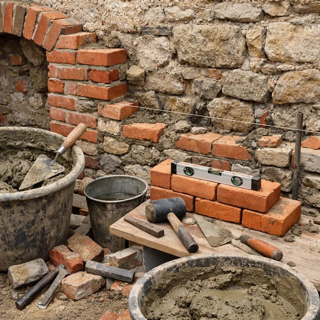 Maçonnerie générale à Roussay - LSC Rénovation